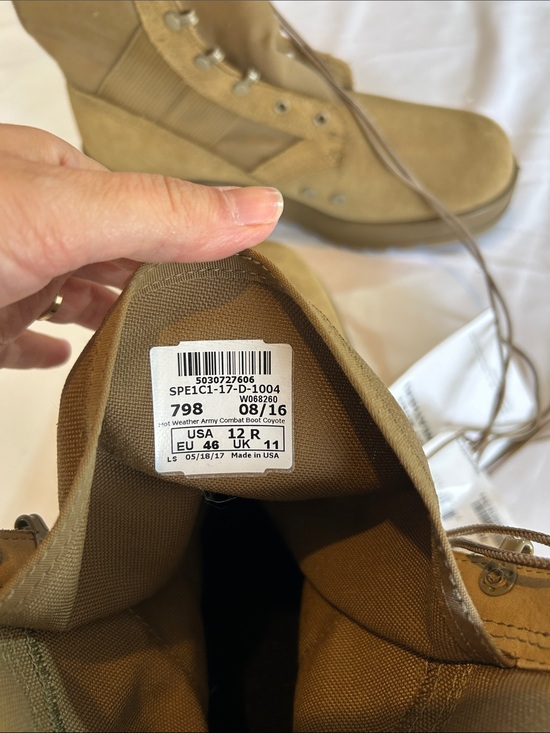 Army Combat Lace-Up Boots